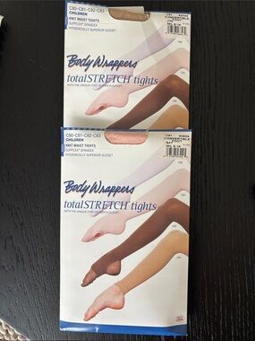 Body Wrappers Tights - Nude, ballet Pink